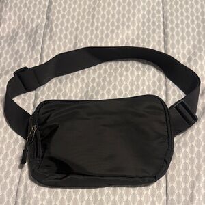 Black Unisex Belt/Crossbody Bag NWT